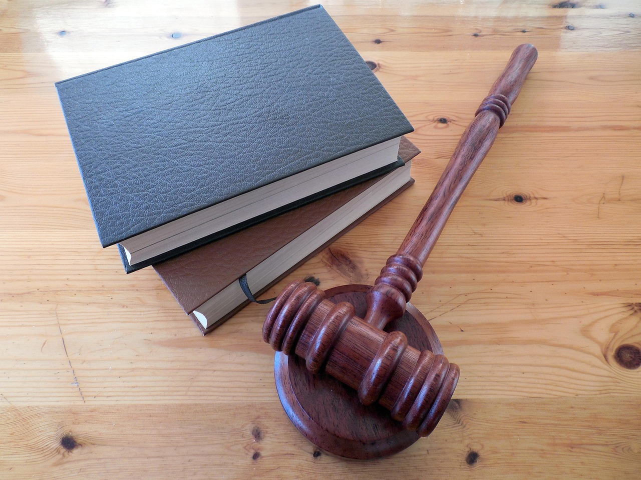 Legal gavel and law books — Pixabay